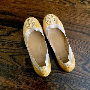 Tory Burch ballerina Tan Flats- best offers accepted